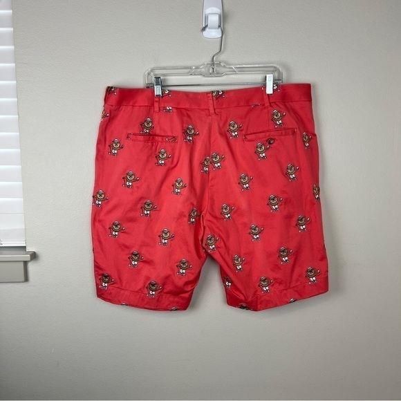 Loudmouth Golf Embroidered Gopher Flat Front Shorts - Picture 3 of 5